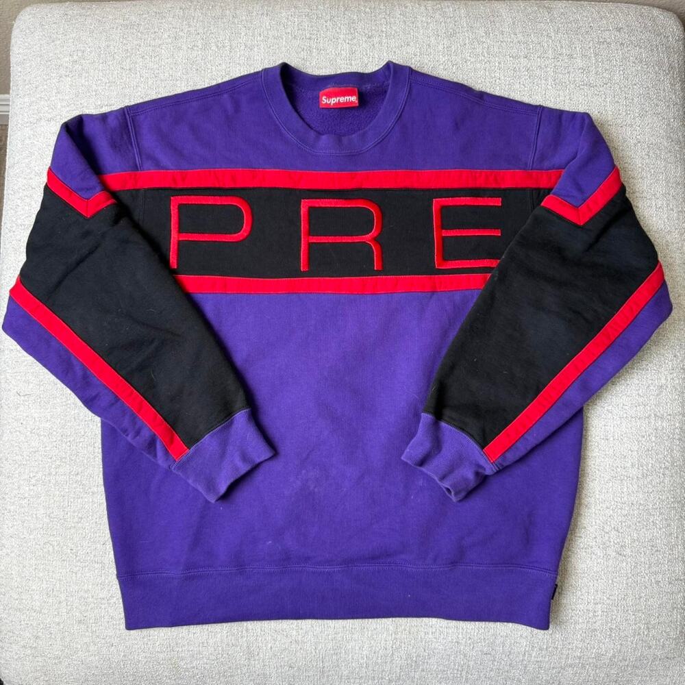 Supreme paneled crewneck ss21